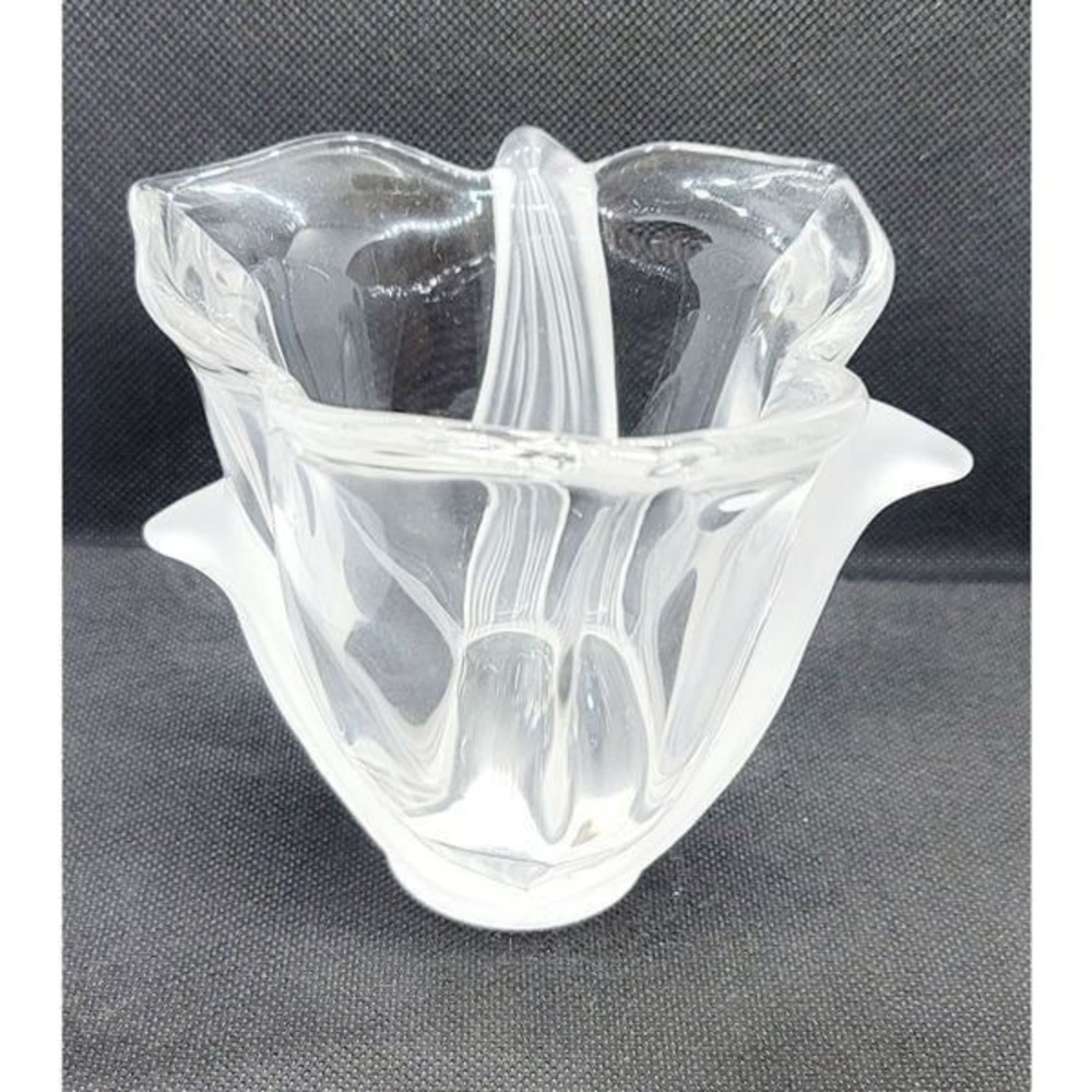 Crystal‎ Frosted & Clear Vase/Votive